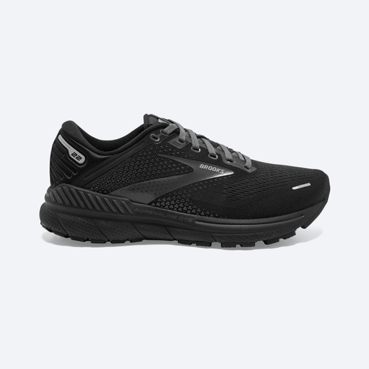 BROOKS Adrenaline GTS 22 Black/Black/Ebony MEN - Vital SanitätshausUpCart - Shipping Protection
