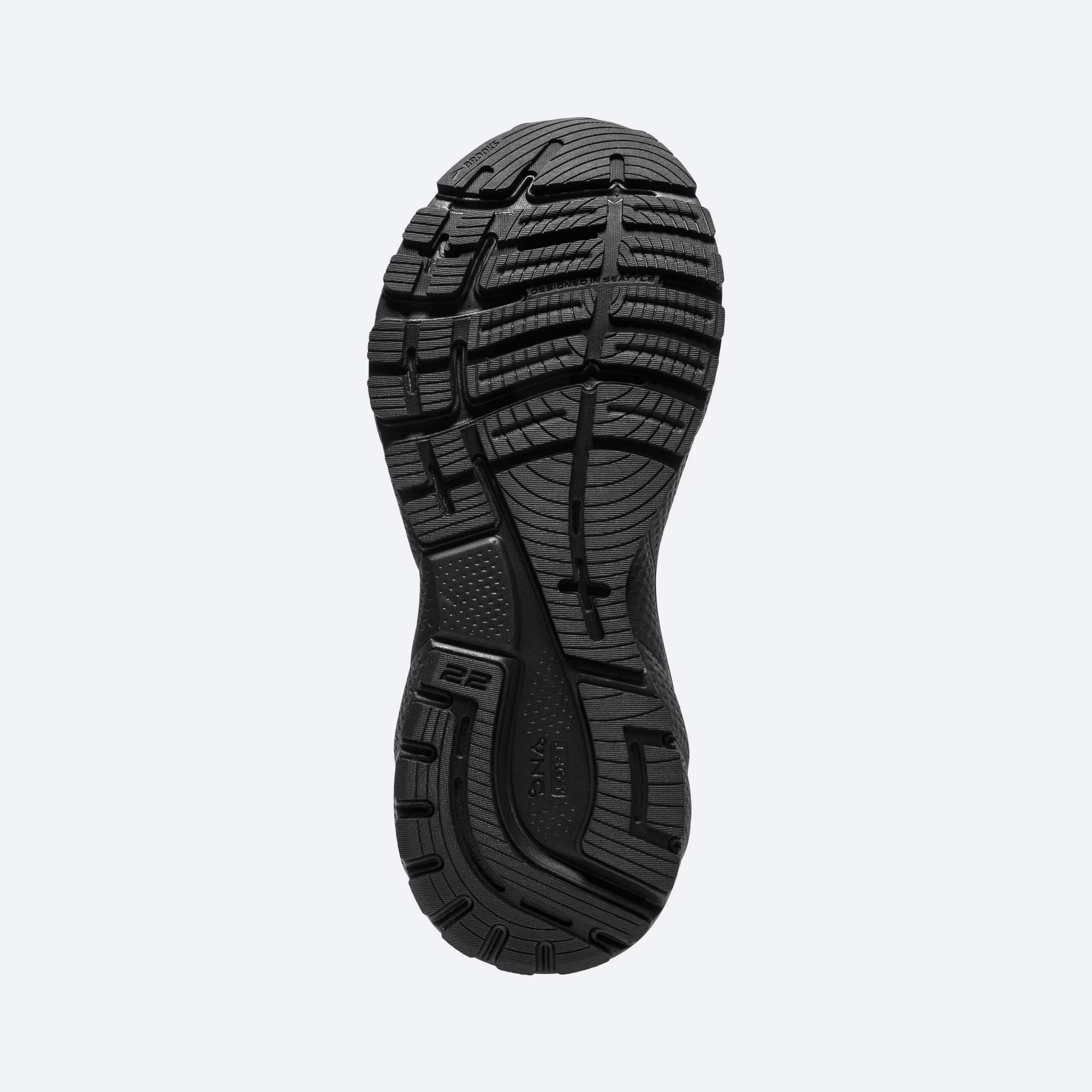 BROOKS Adrenaline GTS 22 Black/Black/Ebony MEN - Vital SanitätshausUpCart - Shipping Protection
