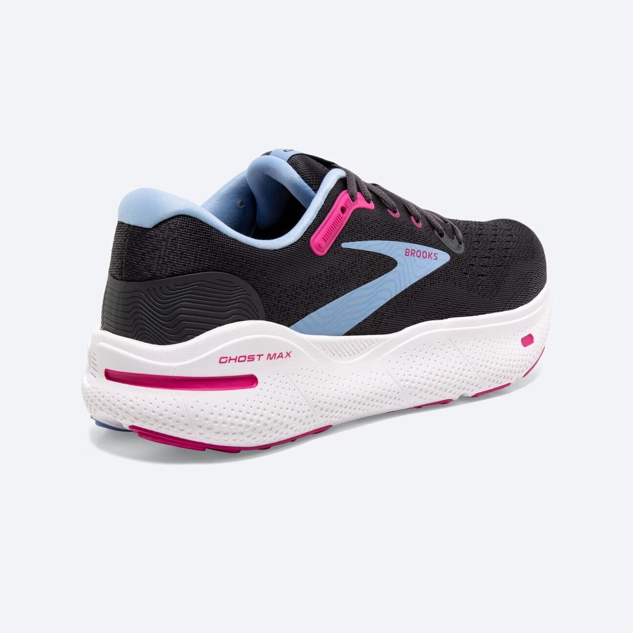 BROOKS Ghost Max Womans Ebony/Open Air/Lilac Rose - Vital SanitätshausUpCart - Shipping Protection