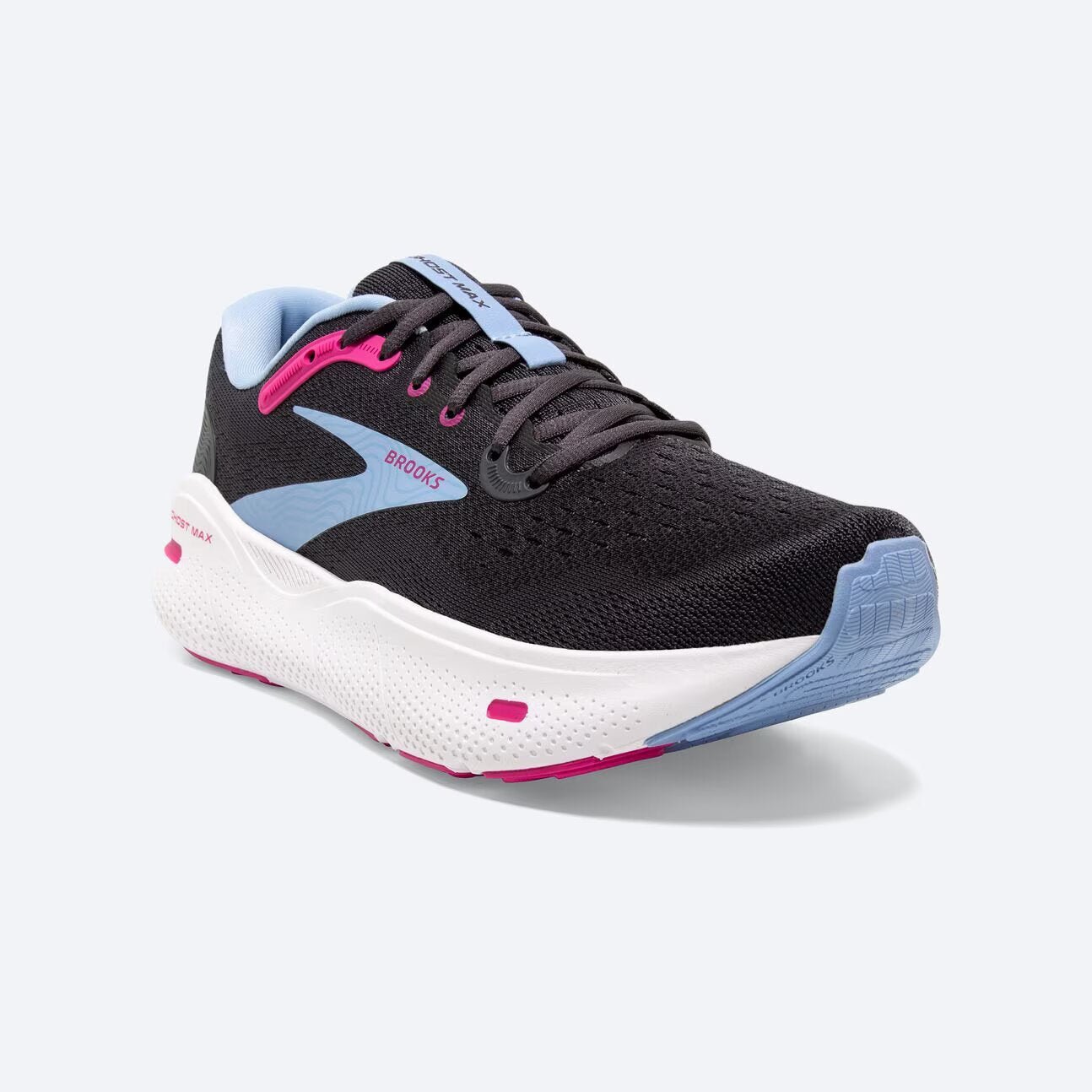BROOKS Ghost Max Womans Ebony/Open Air/Lilac Rose - Vital SanitätshausUpCart - Shipping Protection