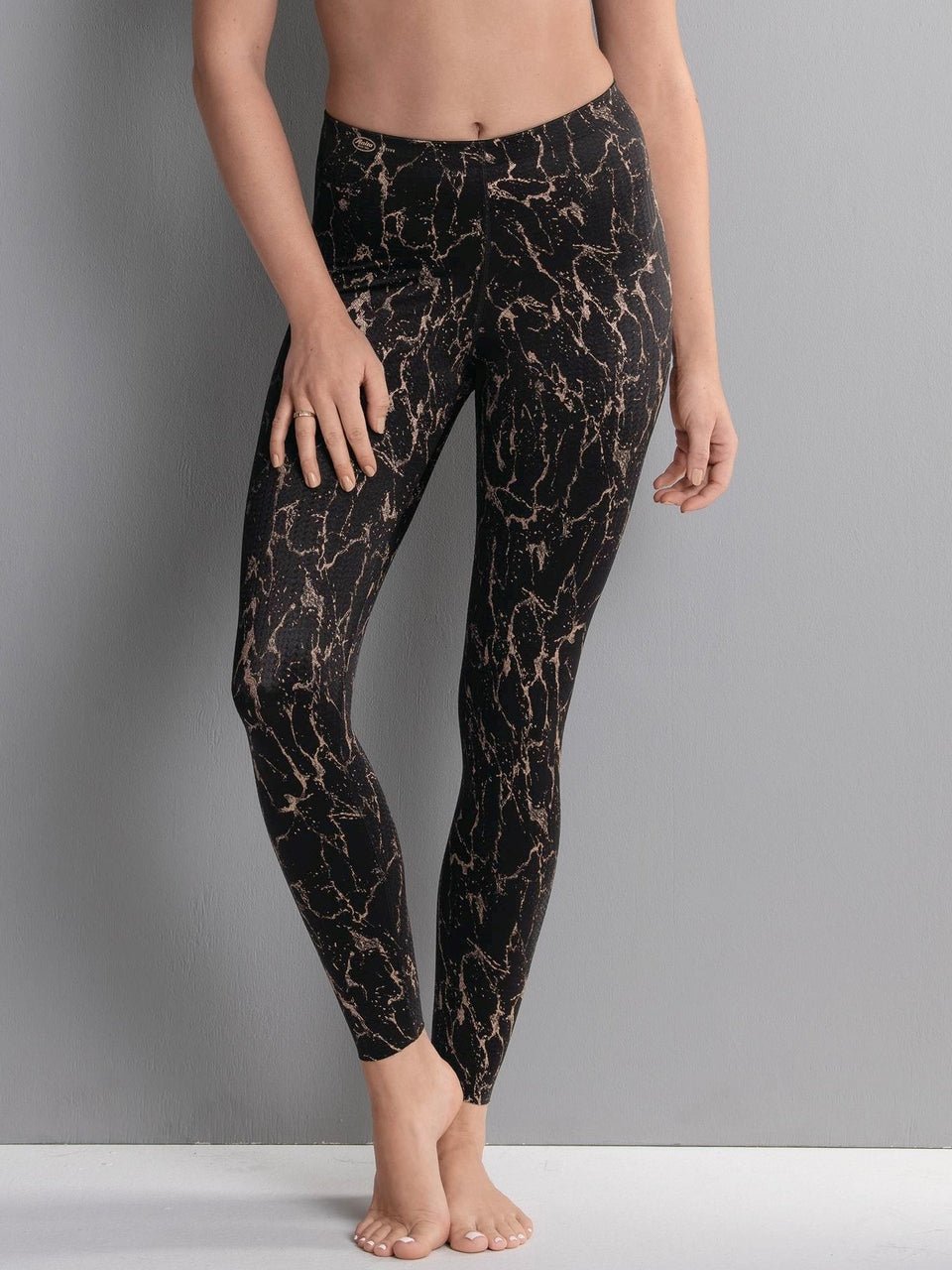 Anita SPORT TIGHTS MASSAGE - Lange Sporthose powder gold - Vital Sanitätshaus Sportbekleidung