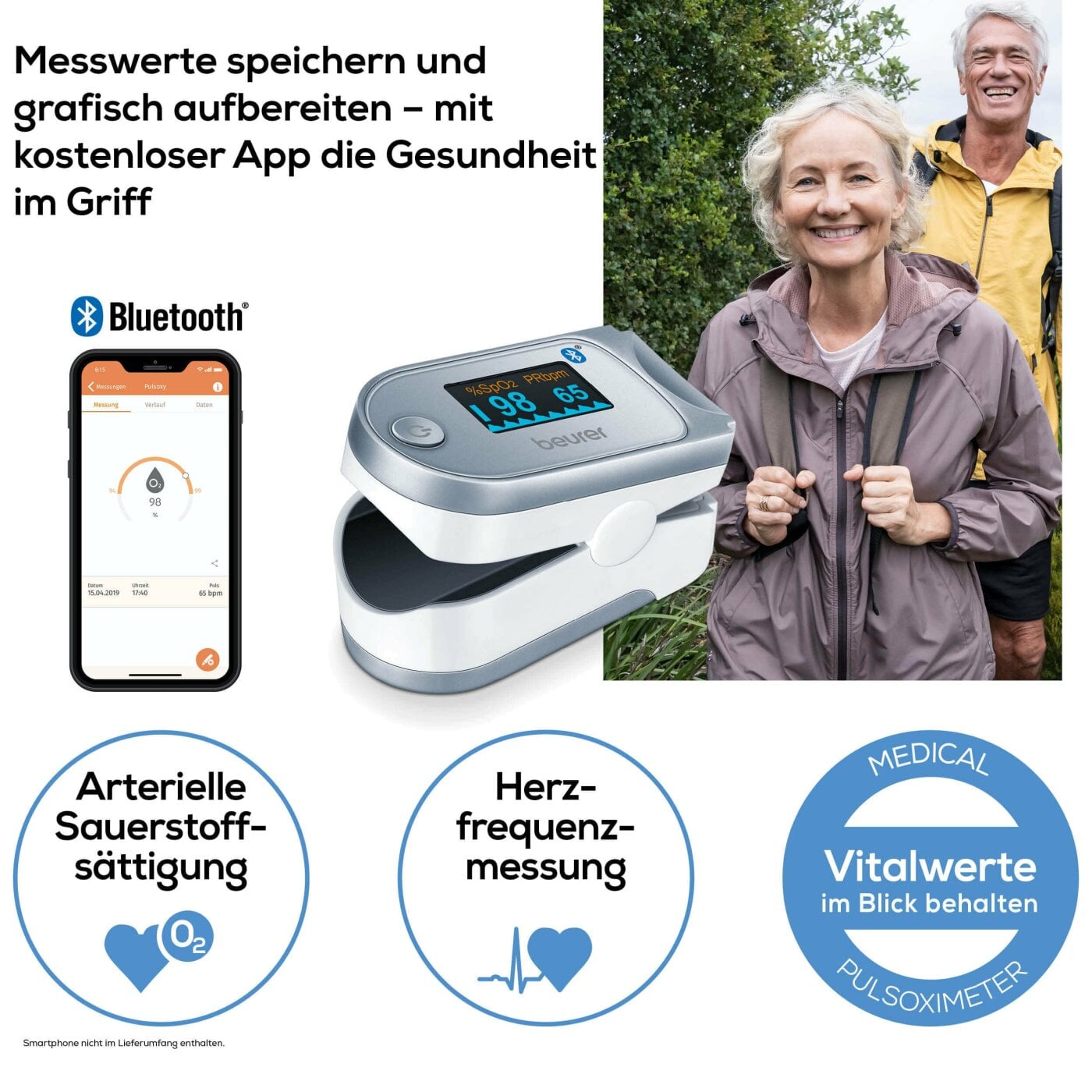 Beurer Pulsoximeter PO 60 - Vital Sanitätshaus