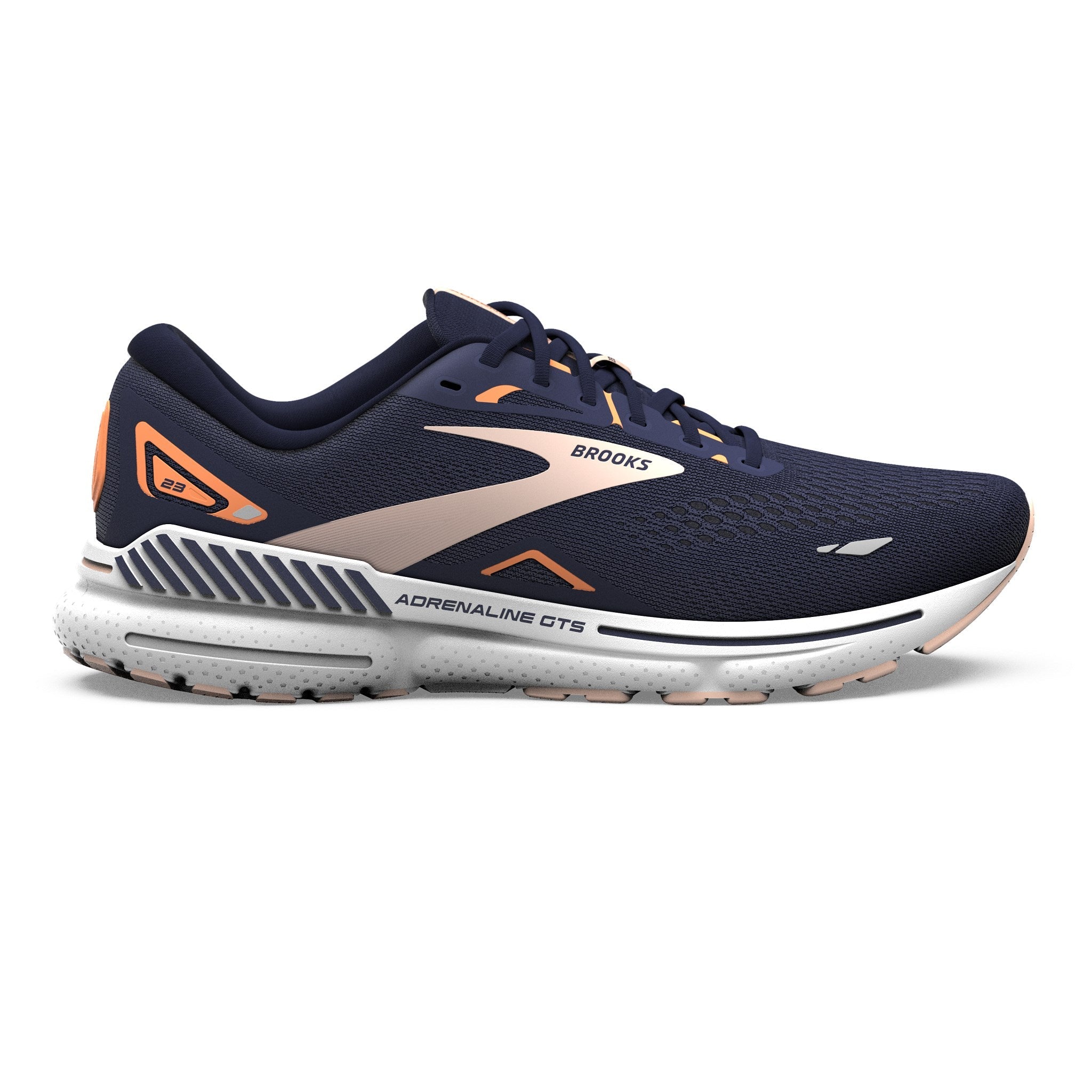 BROOKS Adrenaline 23 Womans Peacoat/Tangerine/Peach - Vital Sanitätshaus