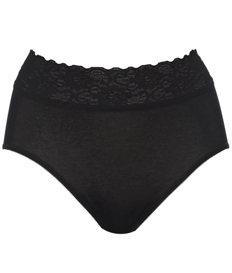 Calida Classic Lycraspitze Midislip black - Vital Sanitätshaus