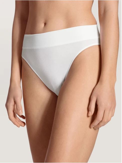 Calida Elastic Slip mit Softbund, high waist white - Vital Sanitätshaus