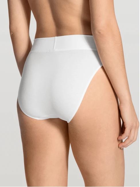 Calida Elastic Slip mit Softbund, high waist white - Vital Sanitätshaus