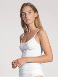 Load image into Gallery viewer, Calida Natural Joy Spaghetti-Top white - Vital Sanitätshaus