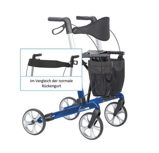 Russka: Rückengurt zum Rollator Vital extra-breit - Vital Sanitätshaus