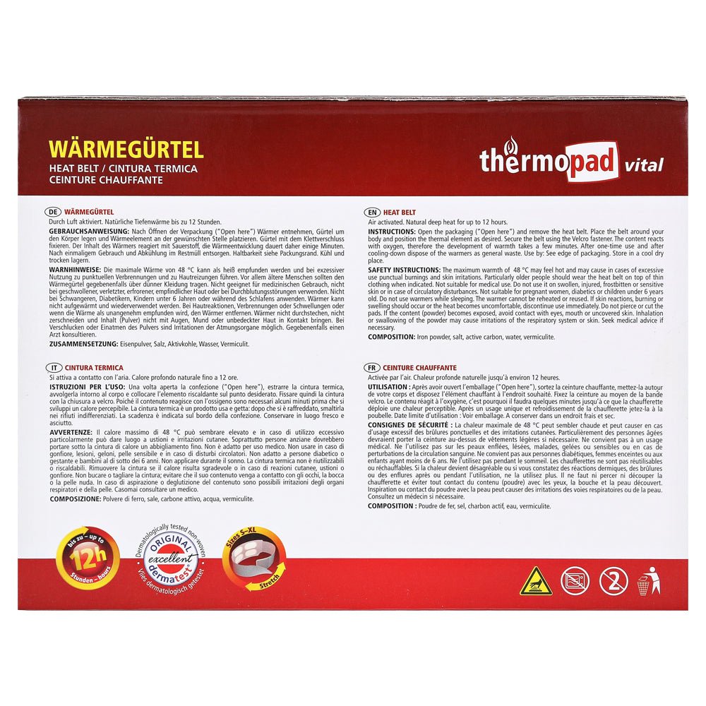 Russka: Thermopad vital Wärmegürtel - Vital Sanitätshaus