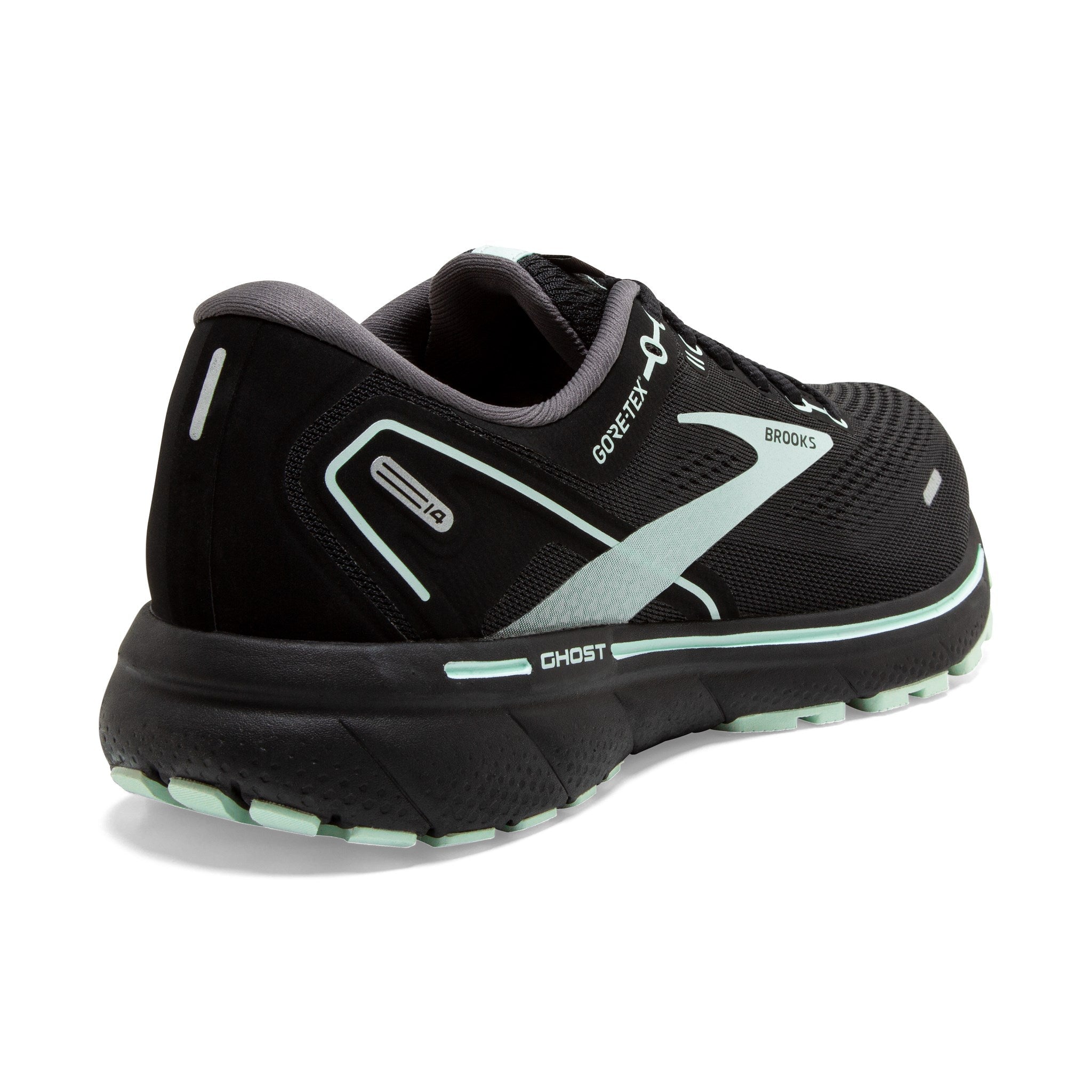 BROOKS Ghost 14 GTX WOMEN Black/Blackened Pearl/Aquaglass - Vital SanitätshausUpCart - Shipping Protection