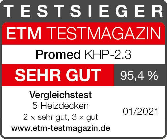 Promed: Promed Heizdecke KHP-2.3 - Vital Sanitätshaus